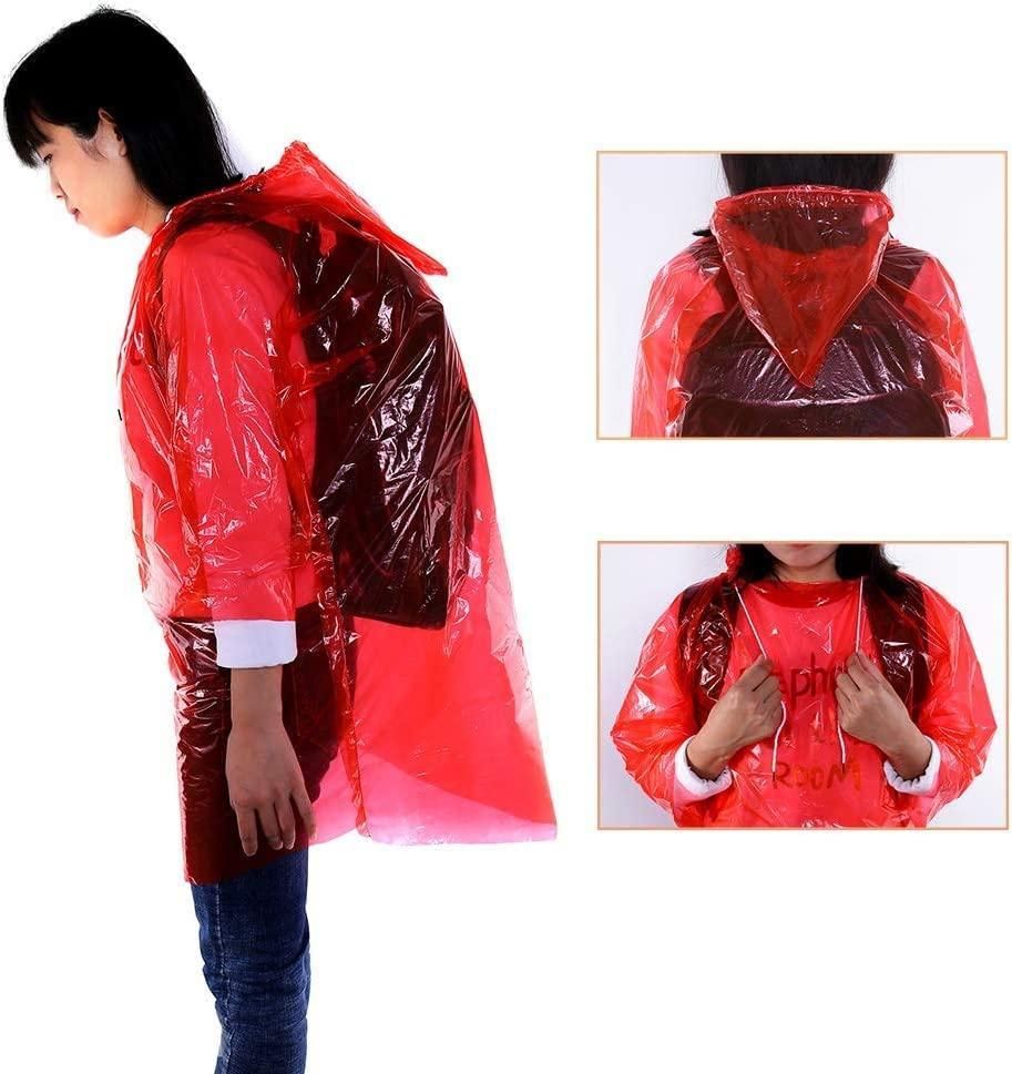 Beautifyu Reusable Pocket Size Rain Coat (Multicolour)